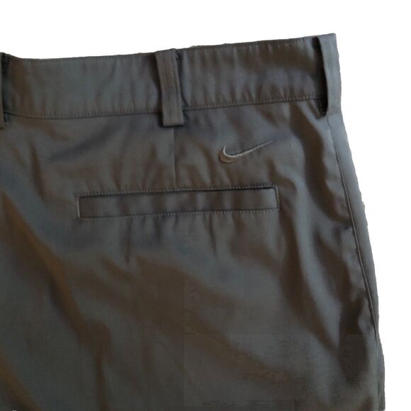 Nike Golf Dri Fit Shorts Mens Size 32 Tour Performance Tech 11" Inseam Charcoal - Picture 6 of 11